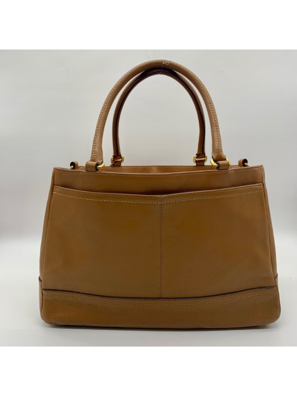 Coach Brown Leather Convertible Shoulder Bag F23268 - Picture 2 of 12